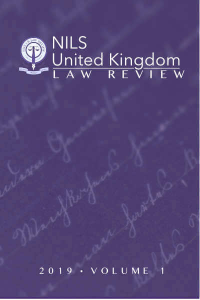 Now available in paperback and eBook: NILS UK Law Review 2019