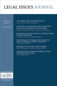 Legal Issues Journal 9(1)