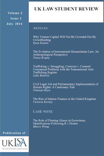 UK Law Student Review 2(2)